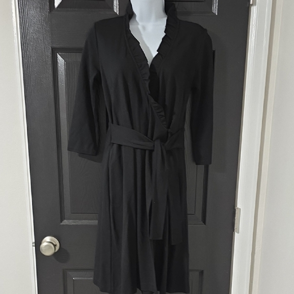 Ann Taylor Dresses & Skirts - Ann Taylor Black Faux Wrap Dress